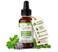 Gocce di clorofilla liquida Vihado a base di erba medica pura 50 ml Go