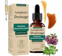 Gocce Di Drenante Linfatico, Supporto Del Sistema Linfatico, Sostiene l'Assorbimento Sistema Immunitario, Miscele Naturali di Piante, Vegano, per Uomini e Donne, 59ml (1)