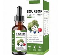 Gocce di estratto di graviola premium, supportano l'energia e la concentrazione, per migliorare la salute generale,1PCS