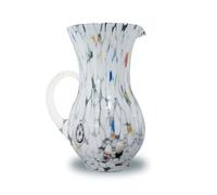 Gocce di Murano Brocca Buvette da 750 ml Made in Italy in Vetro Soffiato. Lavorati Secondo la Tradizione degli Artigiani di Murano, Caraffa da Tavolo Elegante