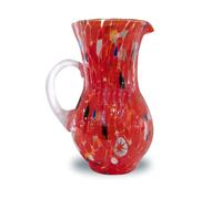 Gocce di Murano Brocca Buvette da 750 ml Made in Italy in Vetro Soffiato. Lavorati Secondo la Tradizione degli Artigiani di Murano, Caraffa da Tavolo Elegante