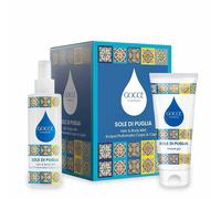 Gocce Di Napoleon Sole Di Puglia Confezione Regalo Donna Acqua Profumata Corpo e Capelli 200 Ml e Gel Doccia 150 Ml
