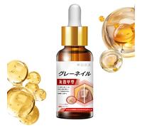 Gocce di olio per la cura delle unghie, 30 ml, rinforzante ispessimento per mani e piedi, bottiglia compatta da 7 x 3,5 x 3,5 cm con proprietà riparatrici e idratanti, adatta per casa, viaggi