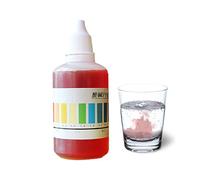 Gocce di prova dell'acqua - Liquido indicatore di pH 50 ML per acqua potabile - Piscine, Acquari, Uso esterno ed interno - Soluzione di prova dell'acqua rapida e precisa | per la casa, il