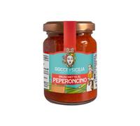 Gocce di Sicilia - Bruschetta al Peperoncino Piccante - 90g