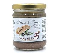 Gocce di Sicilia - Crema di Tonno con Olive Nere - 130 gr