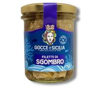 Gocce di Sicilia - Filetti di Sgombro all'Olio di Oliva 200 g