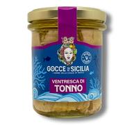 Gocce di Sicilia - Ventresca di Tonno all'Olio di Oliva 200 g