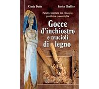 Gocce d'inchiostro e trucioli di legno