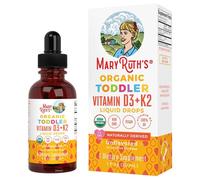 Gocce liquide di vitamina D3 + K2 organiche per bambini - 30 ml.