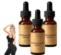 Gocce per il miglioramento dell'anca, gocce per il sedere per le donne, olio da massaggio per la pelle rassodante, nutre profondamente e migliora il rilassamento della pelle (3 Pcs)