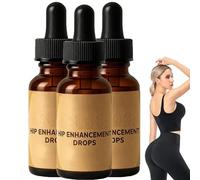 Gocce per il miglioramento dell'anca, gocce per il sedere per le donne, olio per massaggio ai glutei per il sollevamento dell'anca, nutrire in profondità per tutti i tipi di pelle (3 PCS)