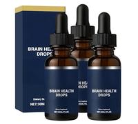 Gocce per il trattamento del corpo, alleviano la stanchezza e mantengono la lucidità mentale, formula delicata, a lunga durata ed efficaci per lavorare, studiare e guidare a lungo, 30 ml (3Pezzo)