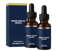 Gocce per il trattamento del corpo, alleviano la stanchezza e mantengono la lucidità mentale, formula delicata, a lunga durata ed efficaci per lavorare, studiare e guidare a lungo, 30 ml (2Pezzo)