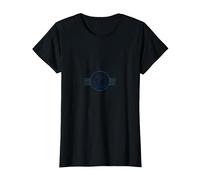 Goccia Ancora Qui per Un po 'di Spiaggia Nautica Maglietta, Donna, Nero, 3XL