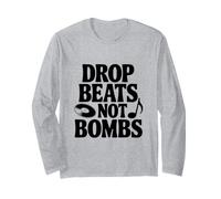 Goccia Beats Non Bombe Maglia a Manica