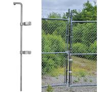 Goccia d'acciaio galvanizzata Rod per il portone del collegamento a catena, 32 pollici X 1-5/8 dentro il bullone resistente della canna, bullone della canna del portone applicato al singolo o doppio