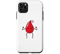 Goccia di sangue Gruppo sanguigno B Fattore Rh Custodia per iPhone 11 Pro Max