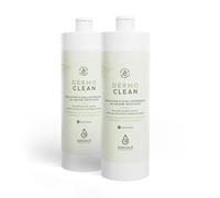 GOCCIA È - Dermo Clean Emulsione fluida detergente ad azione idratante senz'acqua e senza risciacquo per Pelle Fragile e Sensibile, Detersione Cute Efficace e Sicura Senza Parabeni Siliconi 1000ml x 2