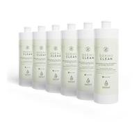 GOCCIA È - Dermo Clean Emulsione fluida detergente ad azione idratante senz'acqua e senza risciacquo per Pelle Fragile e Sensibile, Detersione Cute Efficace e Sicura Senza Parabeni Siliconi 1000ml x 6