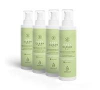 GOCCIA È - Easy Clean 3 in 1 Dermo Detergente In Mousse Delicato per Pelle Fragile e Sensibile, senz'acqua e risciacquo, facile da dosare con Tensioattivi Vegetali, pH Autoequilibrante 500ml x 4