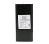 Goccia Umbra Olio extravergine di oliva, 100% olive italiane dall'Umbria, estrazione a freddo, aroma intenso, ideale per il consumo crudo, perfetto per carne, verdure alla griglia e insalate 5 l (5 l)