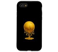 Gocciolamento Oro Palla Da Tennis Gioco Giorno Giocatore Coach Custodia per iPhone SE (2020) / 7/8