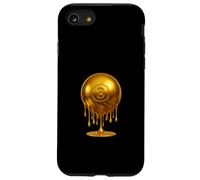 Gocciolante Gold Drip Biliardo 8 Ball Game Day Player Coach Custodia per iPhone SE (2020) / 7/8
