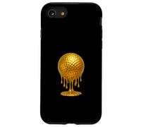 Gocciolante Gold Drip Golf Giorno Giocatore Coach Golfer Custodia per iPhone SE (2020) / 7/8