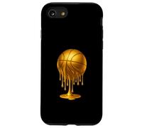 Gocciolante Gold Drip Pallacanestro Giorno Giocatore Coach Baller Custodia per iPhone SE (2020) / 7/8