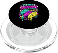 Gocciolante Mi chiedo se Empanadas pensano a me Drip Art PopSockets PopGrip per MagSafe