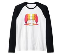 Gocciolante Paint Non Binario Ragazza Flag Controller - Giocatori Maglia con Maniche Raglan