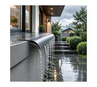 Gocciolatoio alu davanzale, profilo deviatore pareti esterne | Facile Installare Scossalina Finestra，Protegge Gronda/ Finestre/ Cancello Esterno(Gray-1.4cm W,200cm(78.7in) L)