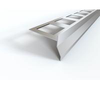 Gocciolatoio per balconi e terrazze in ALLUMINIO "NOR" di 2.7m con ACCESSORI