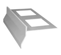 GOCCIOLATOIO PER BALCONI E TERRAZZE 'NOR' Colore grigio - barra mt 2,70