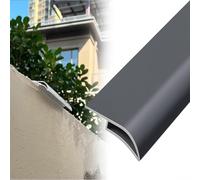 gocciolatoio per balconi Linea Gocciolante Per Grondaia A Forma Di Becco, Lunghezza 1 M, Protezione Per Grondaia, Larghezza Prominente, 20 30, 40, 50 Mm(C-5 PCS,W 50 mm)