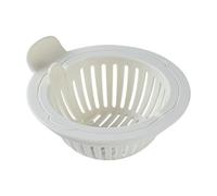 Gocciolatoio per Scolapiatti Filtro di raccolta dei rifiuti da cucina con pressatura automatica Filtro di raccolta dei rifiuti da cucina autopulente Filtro di raccolta dei (White, 9.3x8.5x3.5cm)