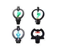 Gocciolatore for irrigazione da giardinaggio, 15 pezzi da 1/2 pollice e 3/4 pollice, irrigatore a farfalla for irrigazione del prato, ugello for pioggia for cortile, fiori, piante, vetro
