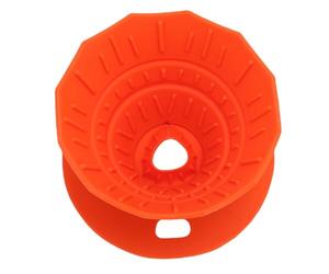 Gocciolatore Portatile in Silicone per Versare il caffè, Leggero, Facile da Pulire, per Viaggi All'aperto (ORANGE)