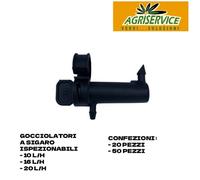 Gocciolatori a sigaro ispezionabili irrigazione a goccia per orto 10 16 20 l/h