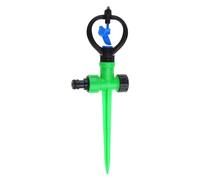 Gocciolatori di irrigazione regolabili a 360 gradi a cerchi completi modello flussi d'acqua emettitori di gocciolamento con picchetto spruzzatore spray giardino paesaggio spray nero professionale