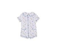 GOCCO Pijama Corto Estampado Circo, Set di Pigiama Bimbo 0-24, Blanco OPTICO,