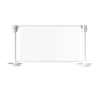 GOCHUSX Barricata Sicurezza, Barriera Di Sicurezza Pieghevole, Barriera Avvolgibile Paletto Per Il Controllo Della Folla Per Garage, Strade, Aeroporti(Bianco,130x90cm-5pcs)