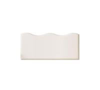 GOCHUSX Pannelli Murali Imbottiti Autoadesivi Con Motivo A Onde(Bianco,150x45cm)