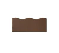 GOCHUSX Pannelli Murali Imbottiti Autoadesivi Con Motivo A Onde(Marrone,150x45cm)