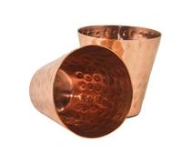 Gocraft bicchierini - rame martellato Moscow Mule 100% rame puro 56,7 gram Tequila/Vodka bicchierini per le bevande parti (set da 2)