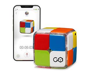 GoCube 2x2 - Il primo cubo connesso 2x2 di sempre che aiuta a imparare come risolvere il Cubo! Puzzle STEM collegato a un’app che si adatta a tutte le età e le capacità. App gratuita.