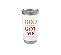 God Always Got Me, My Peace My Joy Cool Quotes Graphic Bicchiere termico in acciaio inox doppia parete