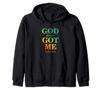 God Always Got Me, My Peace My Joy Cool Quotes Graphic Felpa con Cappuccio