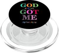 God Always Got Me, My Peace My Joy Cool Quotes Graphic PopSockets PopGrip per MagSafe